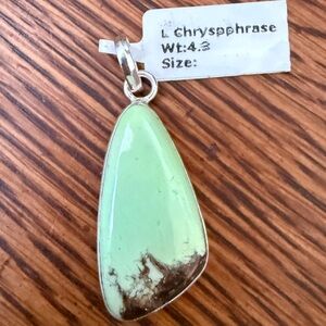 Lemon Chrysoprase Pendant